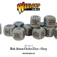 Bolt Action: Orders Dice - Grey