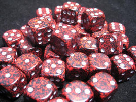 Chessex: Speckled Silver Volcano 12mm d6 (36)