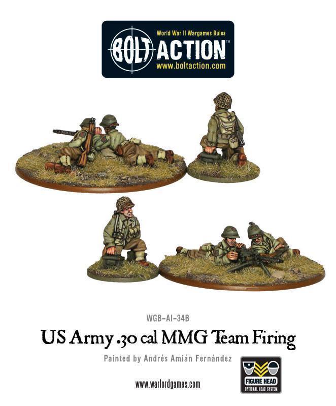 Bolt Action: US Army 30 Cal MMG team