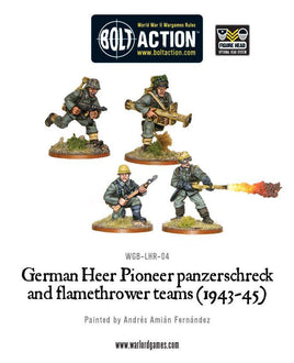 Bolt Action: German Heer Pioneer Panzerschreck and Flamethrower Team (1943-1945)